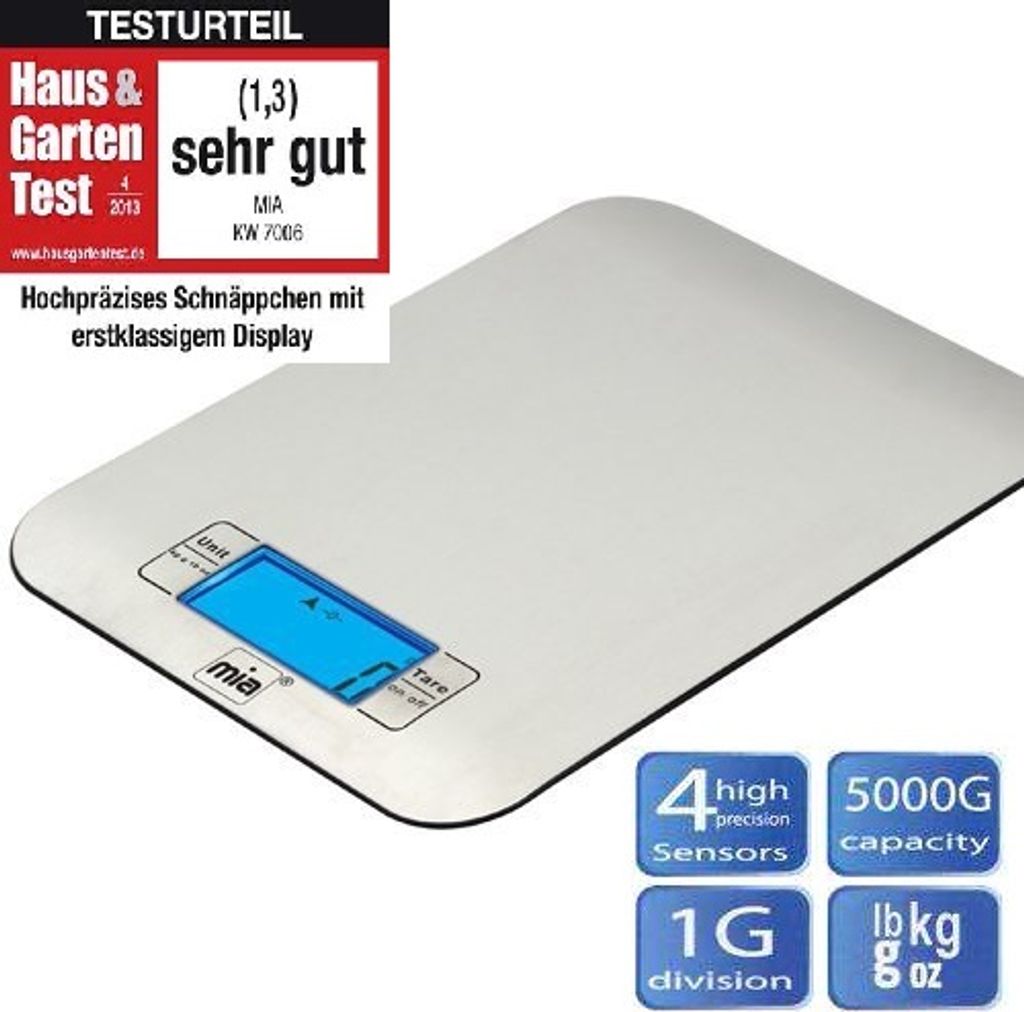 Digitale Design-Küchenwaage KW 7006 Produktbild 