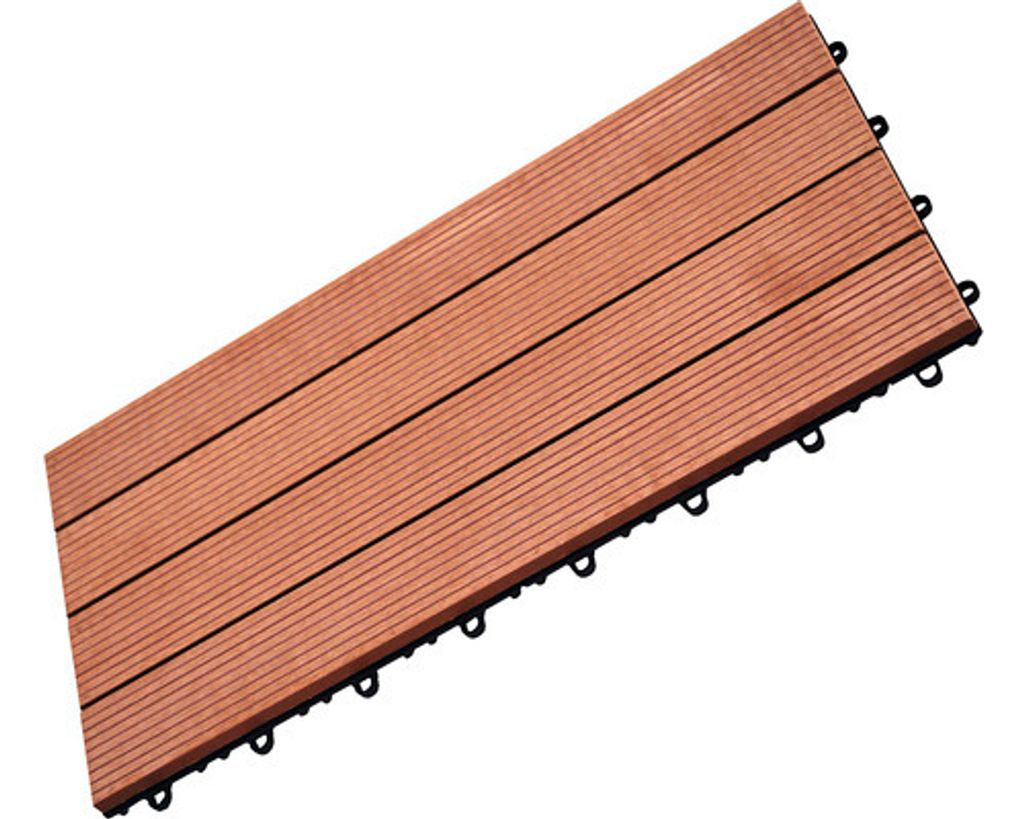 Klickfliese Konsta WPC 30 x 60 cm, braun Produktbild 
