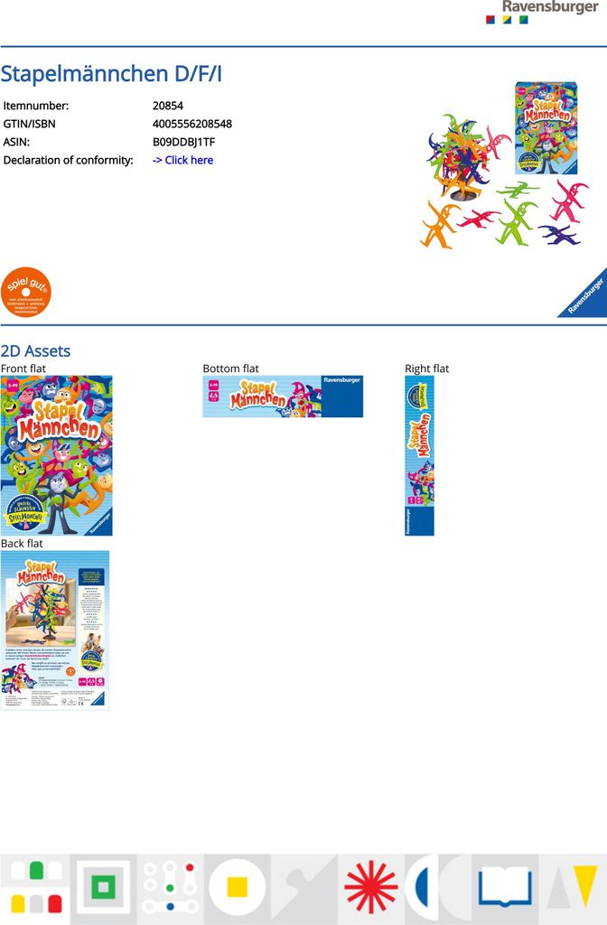 Ravensburger Zitterpartie: Gioco di Abilità Mano Ferma