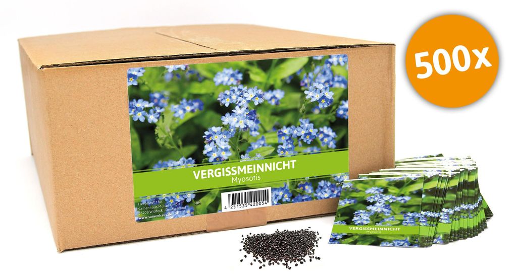Artikelbild 3 von 'Vergissmeinnicht für Werbezwecke (500 Stück)' aus der Kategorie Vorteilspackungen