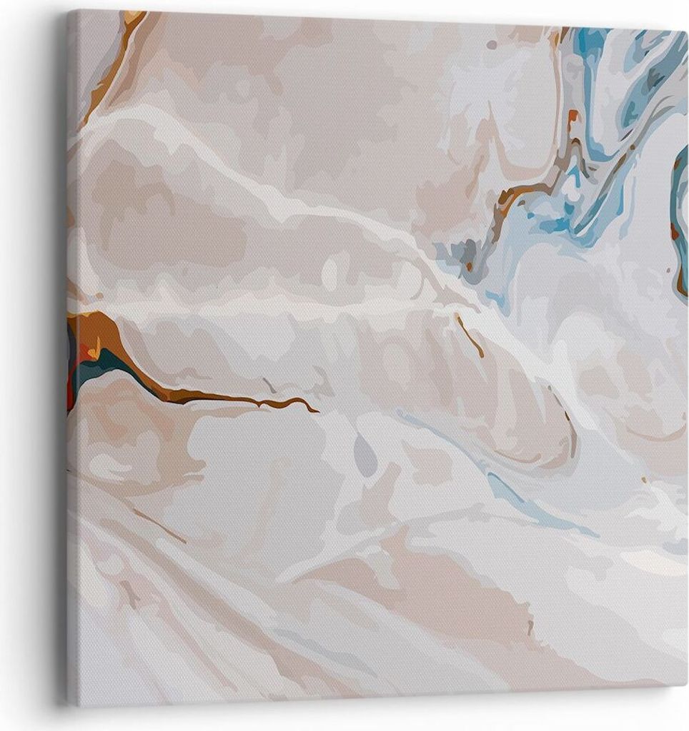 Bild auf Leinwand - Leinwandbild - Abstraktion modern - 40x40cm - Wand Bild - Wanddeko - Wandbilder - Leinwanddruck - Bilder - Kunstdruck - Wanddek...