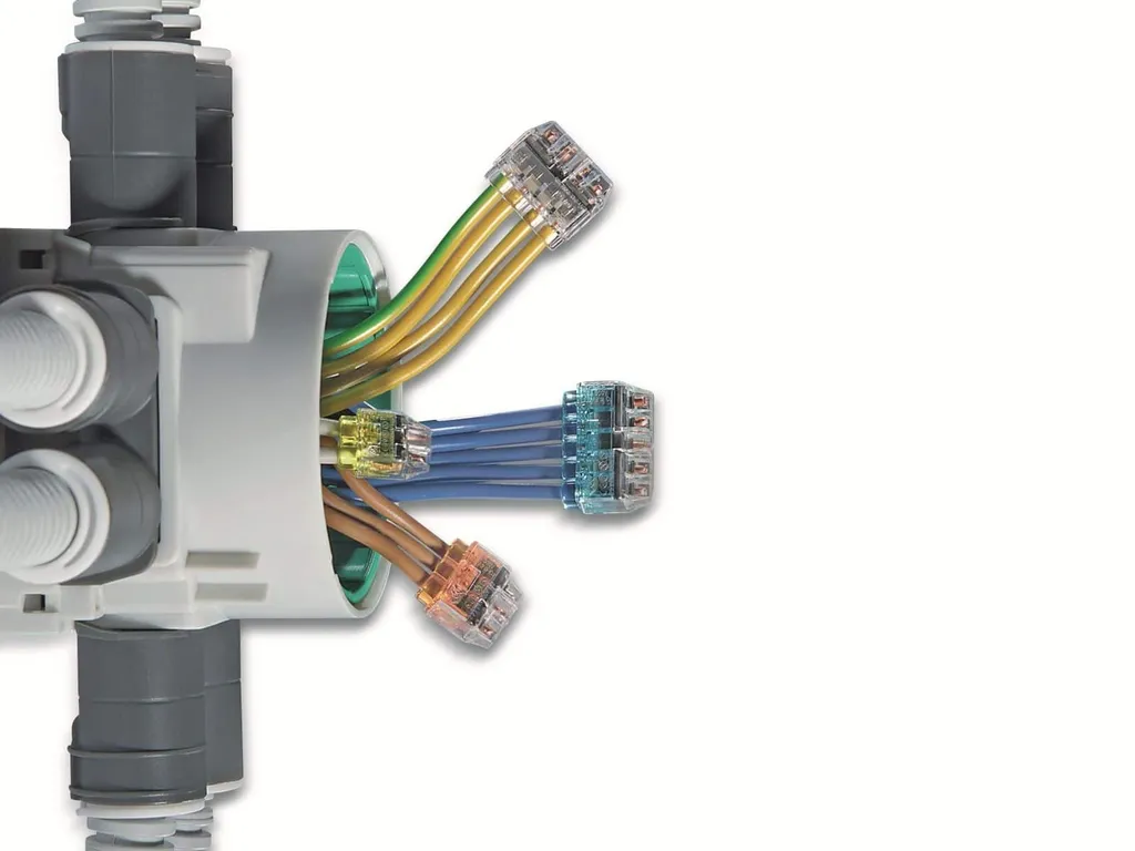 HellermannTyton Borne à Douille 5 Pôles 0.5-2.5 mm² HCPM-5 PC BU 75