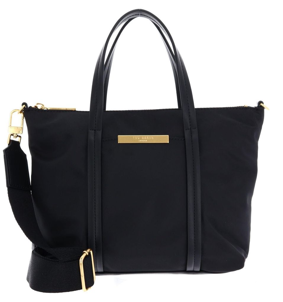Ted Baker Handtasche Umhängetasche Nykkie Nylon Mini Crossbody Tote Bag Black schwarz