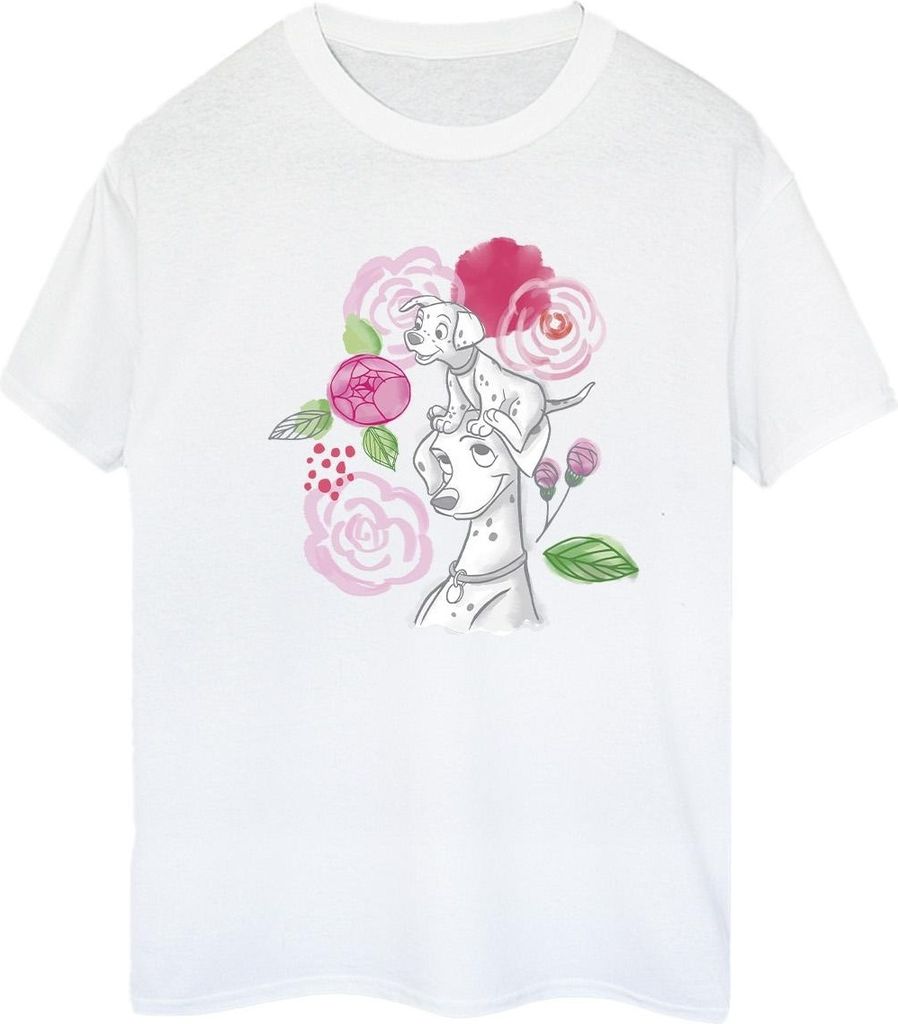 Disney - "101 Dalmatians" T-Shirt für Damen BI26083 (3XL) (Weiß)