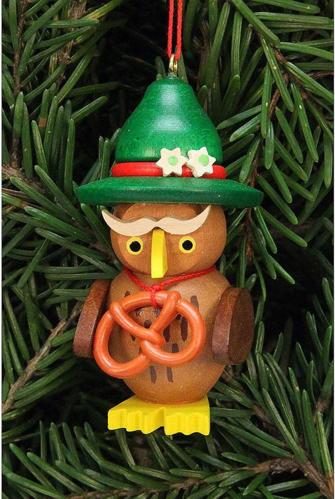 Christbaumschmuck Eule Bayer (3,2x6,2cm) von Christian Ulbricht