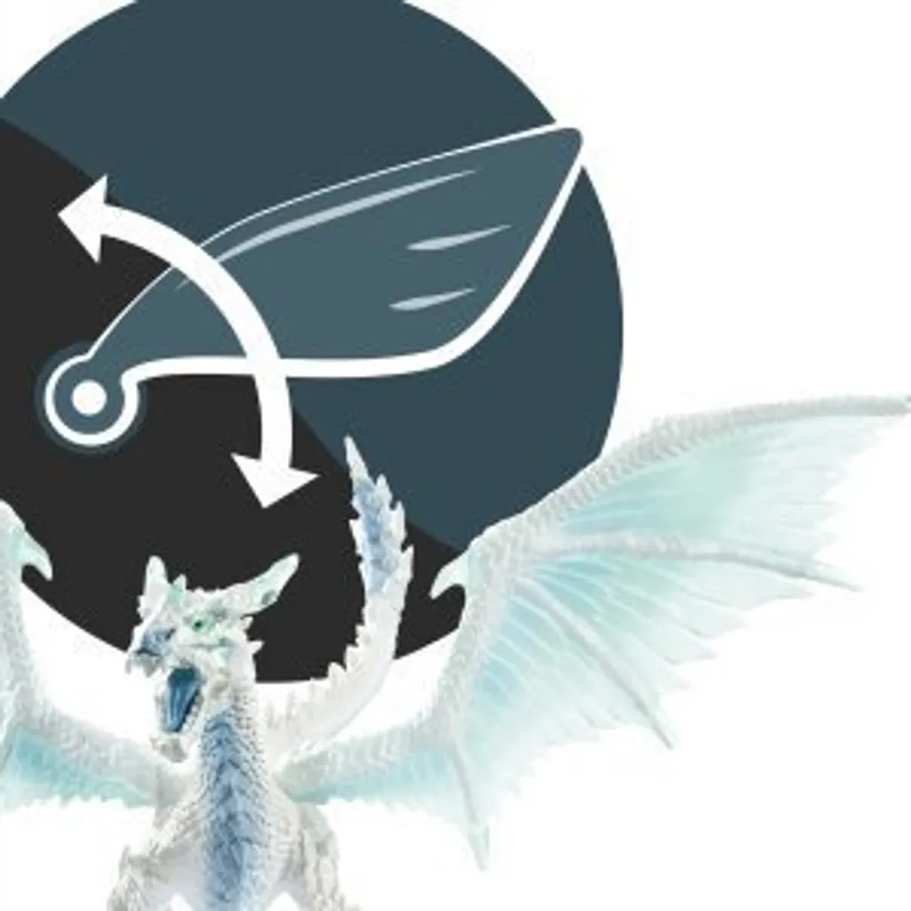 Jouet durable Dragon de glace Schleich Eldrador résistant aux combats - 7