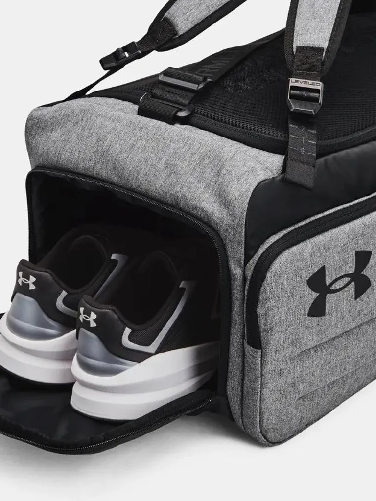 Sac de sport Under Armour Contain Duo Medium gris modulable en sac à dos - 4