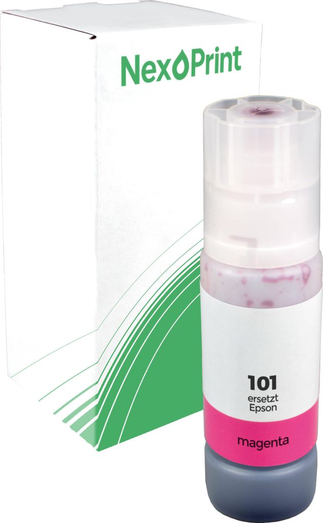 Druckerpatrone kompatibel zu Epson C13T03V34A 101 magenta EcoTank L 6260 Epson L 6190 Epson L 6170 Epson L 6165 f Epson L 6160