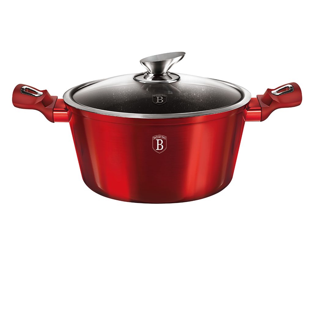 Hrniec s mramorovým povrchom a pokrievkou 30cm METALLIC Obrázok produktu 