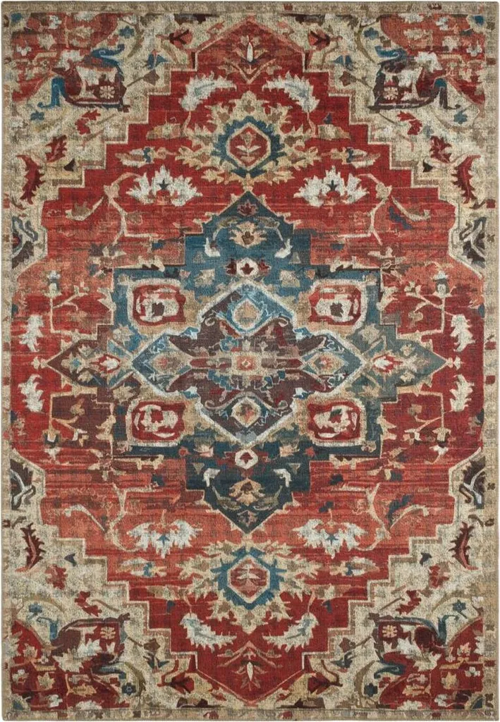Tapis d'Orient MEDA B pour salle à manger - Décoration classique chaleureuse