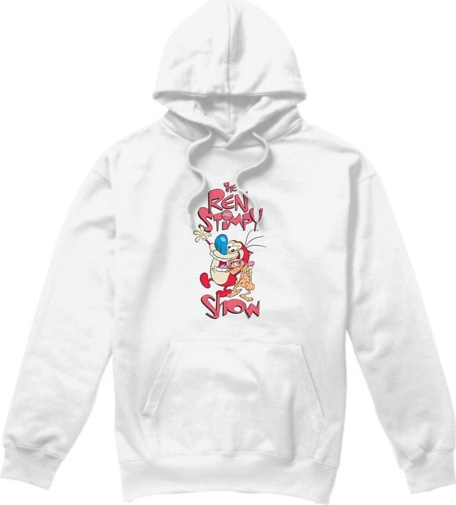 Ren & Stimpy - "Show" Kapuzenpullover für Herren TV8751 (S) (Weiß)