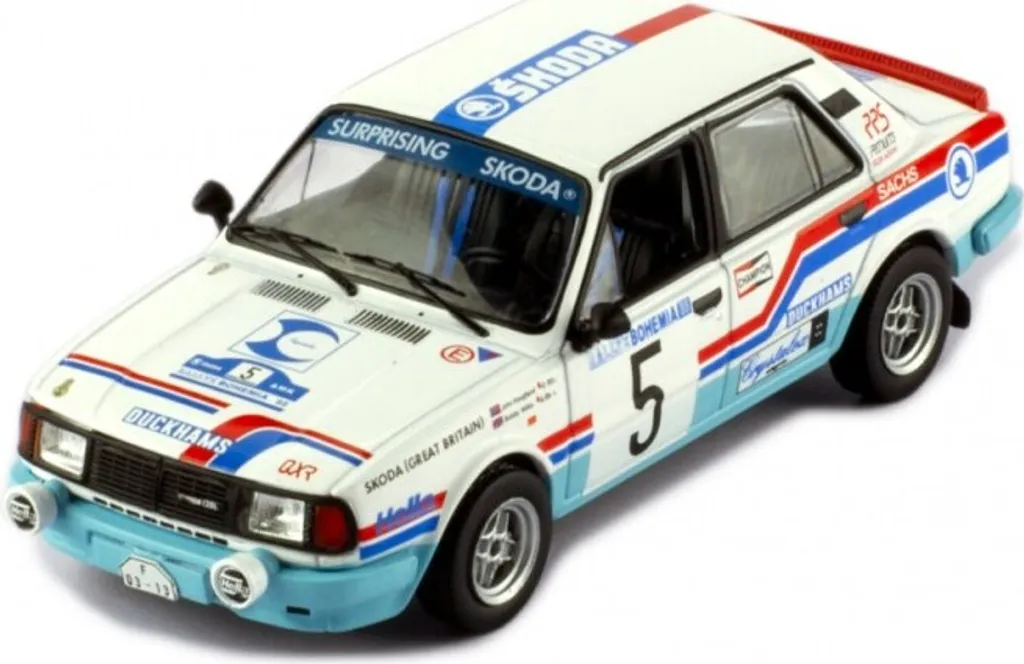 Modèle Réduit Škoda 130 L 1:43 pour Collectionneur Rallye de 1988 - 6