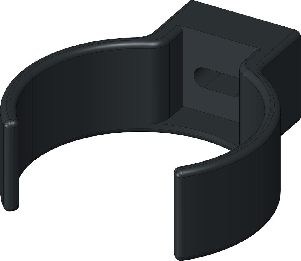 Dachrinne Kastenrinne 70mm Einzelteile | Rohrschelle Anthrazit | Kunststoff PVC Fallrohr DN60 | Gartenhaus Carport Terasse