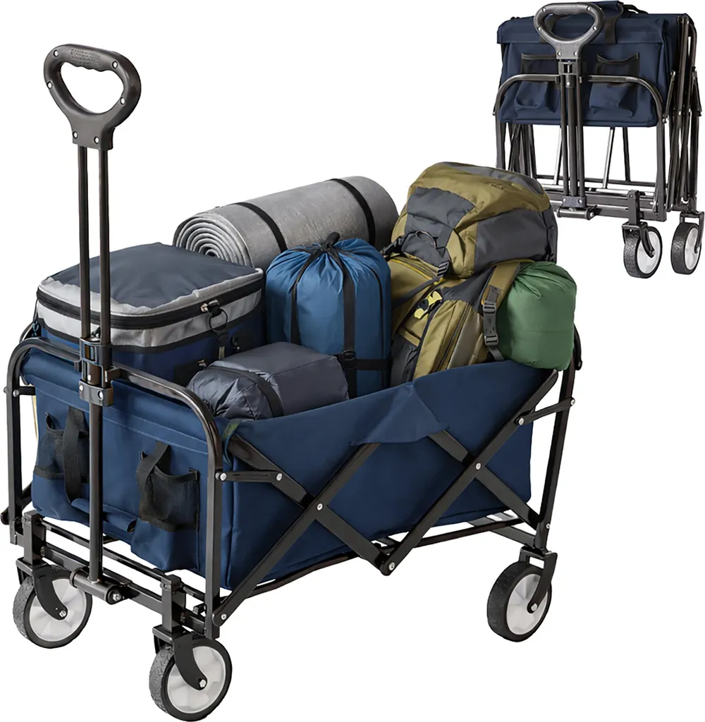 Carrello Pieghevole Relaxdays Outdoor: Ideale per Camping e Festival