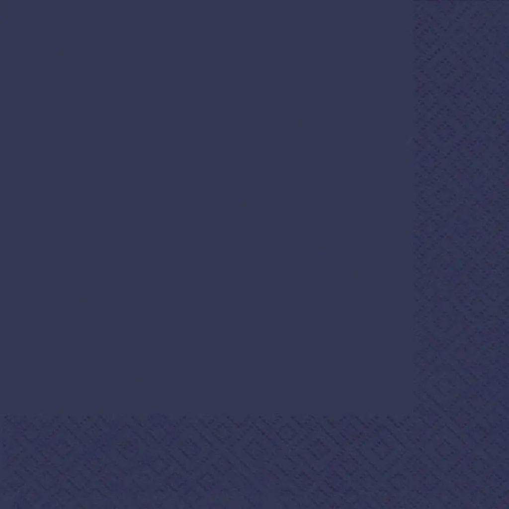 Serviette de table 33x33 bleu foncé Zelltuch épaisse et très absorbante
