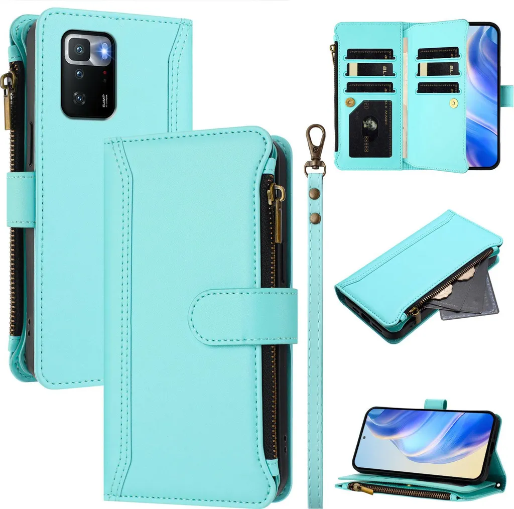 Custodia Protettiva Xiaomi Poco X3 GT con Tasca Cerniera