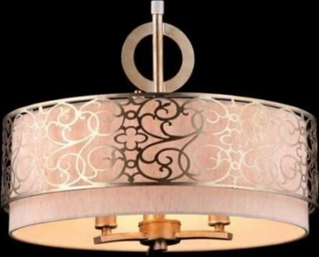 Lustre Baroque Doré Luminaire Antique Chic pour Éclairage Intérieur Luxe