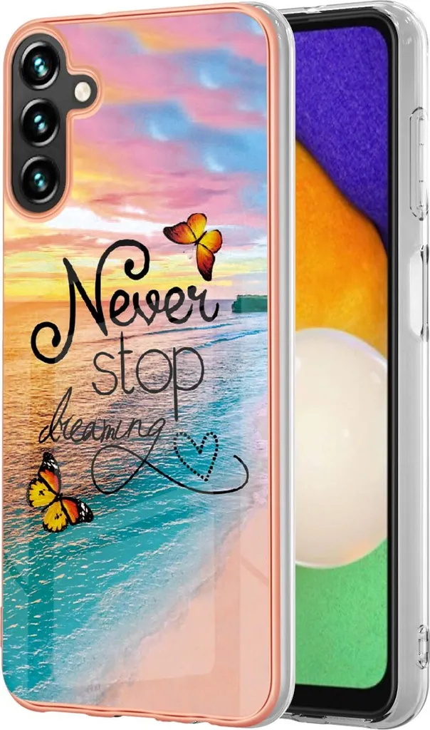 Cover Samsung A34 Protezione Bambini | Custodia Oro Silicone TPU