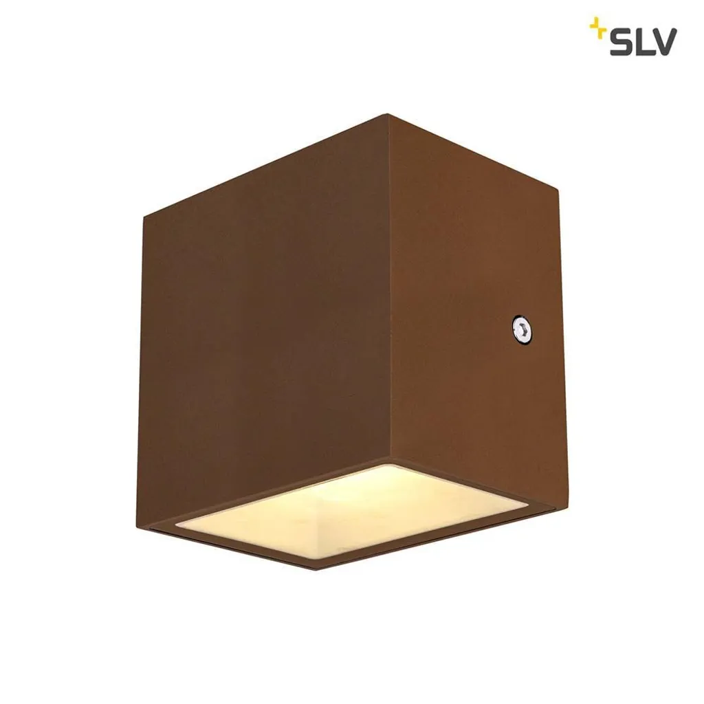 Sitra Cube LED Applique Murale Anthracite SLV IP44 Carrée Up Down - 6