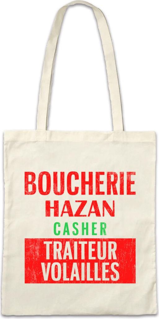 Urban Backwoods Boucherie Hazan Sign, Stofftasche, Farbe: Beige
