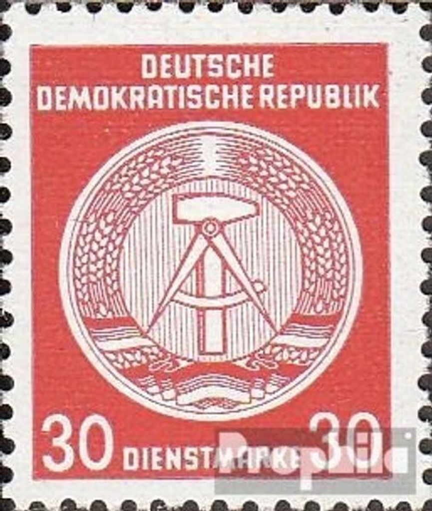 Briefmarken DDR 1954 Mi DA24 postfrisch Zirkelbogen nach rechts