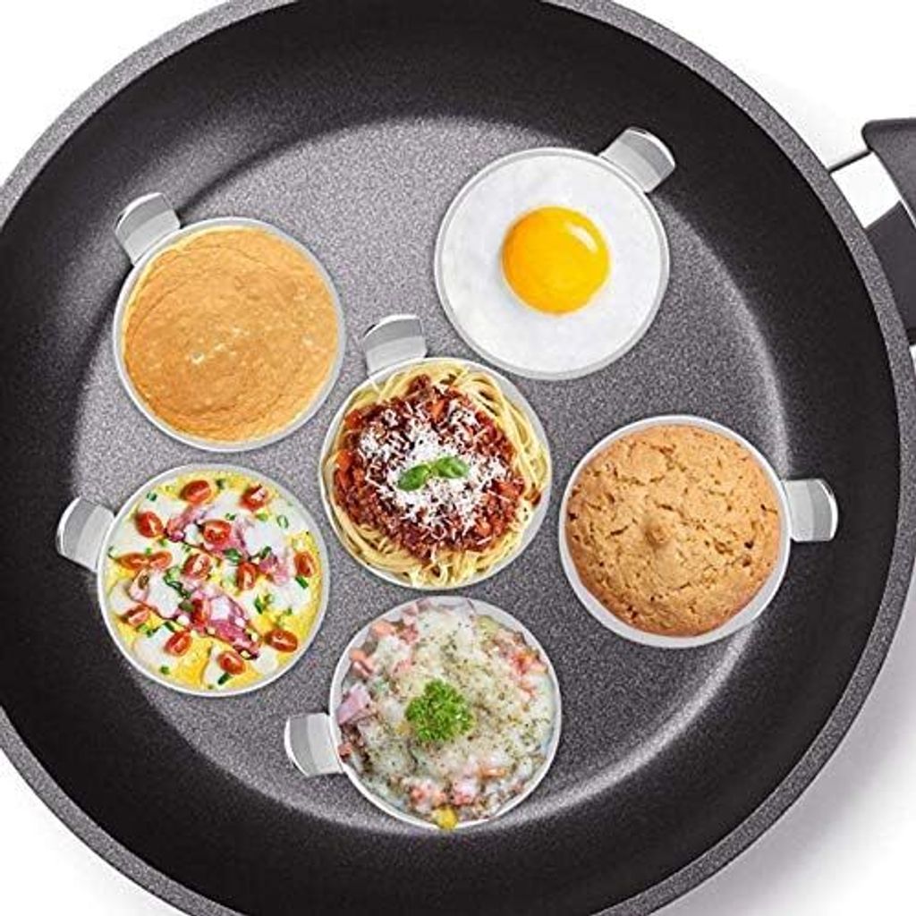 Pancake Form Egg Ring, 4 Pack 9cm Spiegeleiform Ei Ring zum Produktbild 3