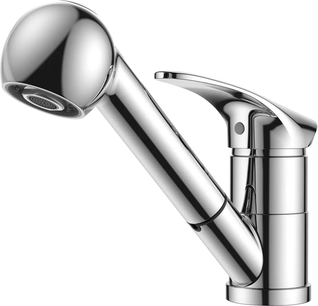 Rubinetto Cucina Acciaio Inox FORIOUS - Design Moderno Spray 360°