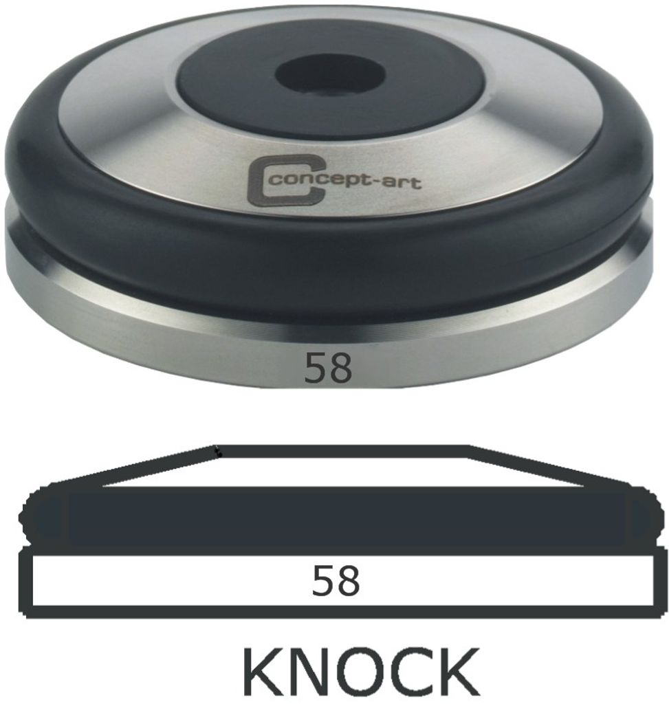 concept-art Tamper Base Knock D58mm Produktbild 
