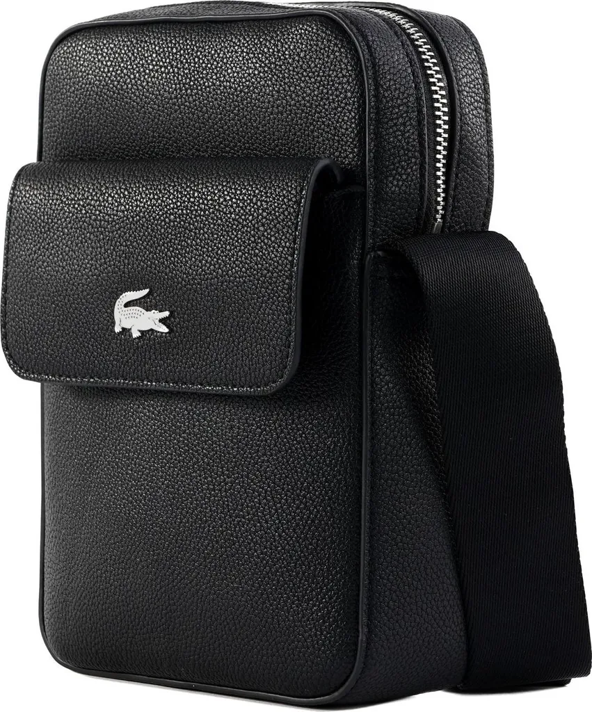 LACOSTE Borsa a Tracolla Vertical Camera Bag Noir - Accessorio Uomo Top - 2