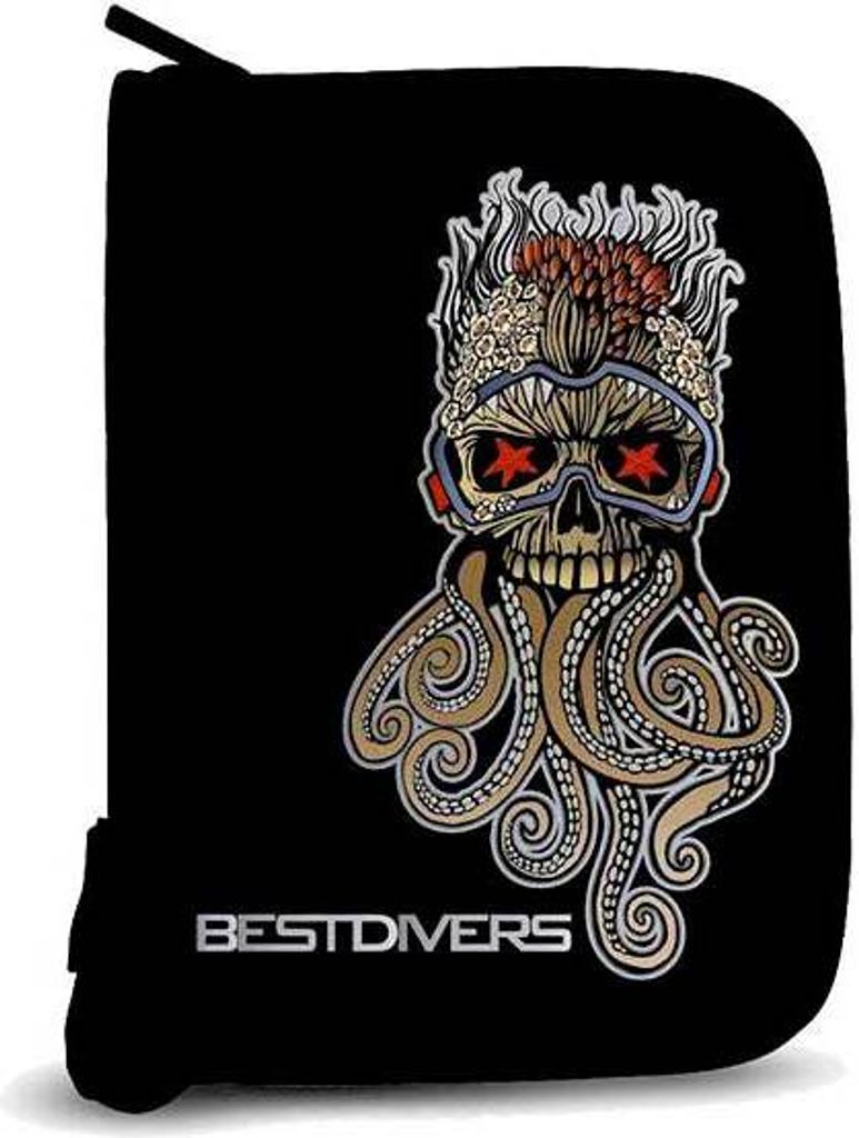 Best Divers Dive Log Art 2 6-ring-tauchtagebuch-umschlag Schwarz Schwarz One Size