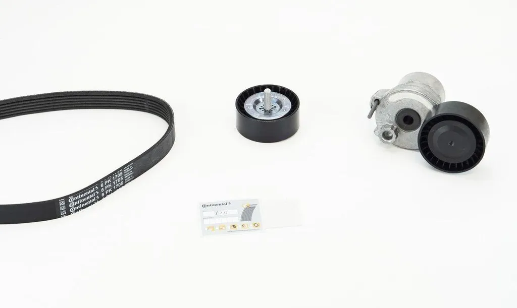 Kit courroie Continental 6PK1705K3 pour Mercedes Classe C E GLK