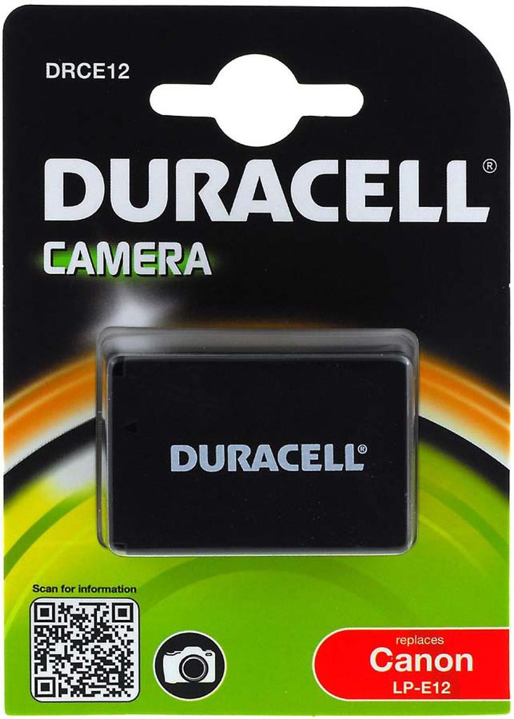 Duracell Akku für Canon Typ LP-E12 Produktbild 