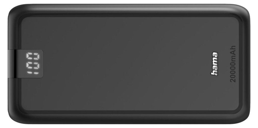 HAMA Powerbank 20000mAh 2xUSB-A+1xUSB-C Antracyt Zdjęcie produktu 