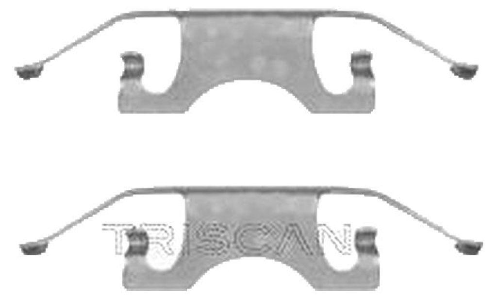 Zubehörsatz Scheibenbremsbelag TRISCAN für u.a. MERCEDES-BENZ S-KLASSE