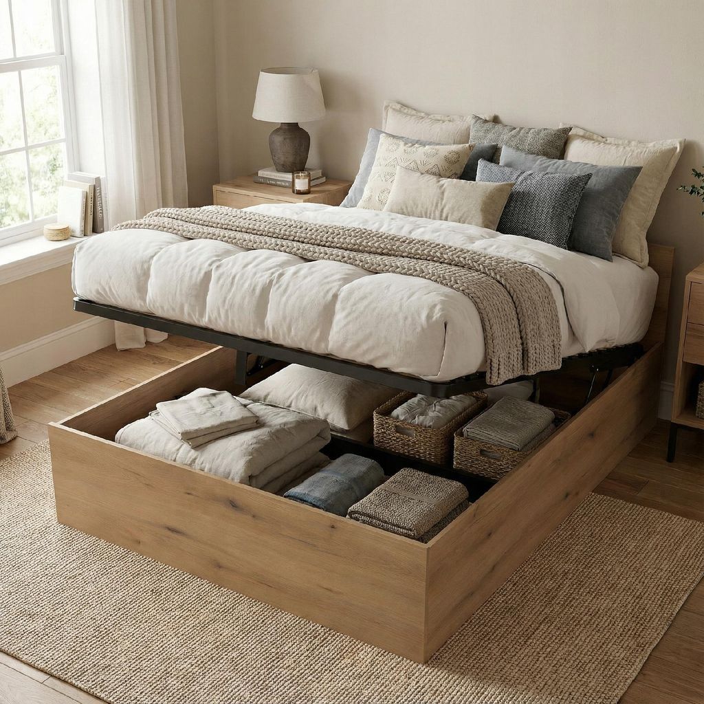 Komvortowy | Bett 160x200 Cm | Doppelbett Mit Produktbild 