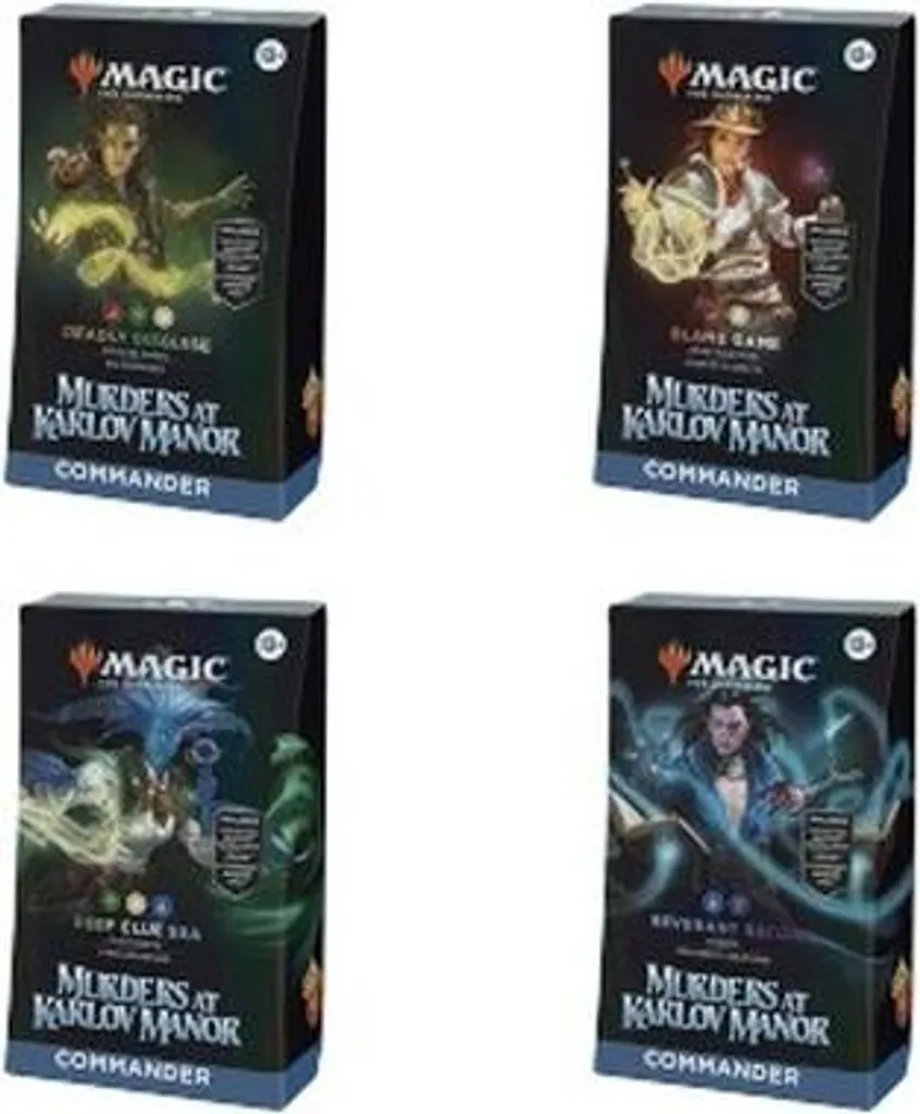 Jeu de Cartes Magic Commander Karlov Set Complet pour Soirées Entre Amis