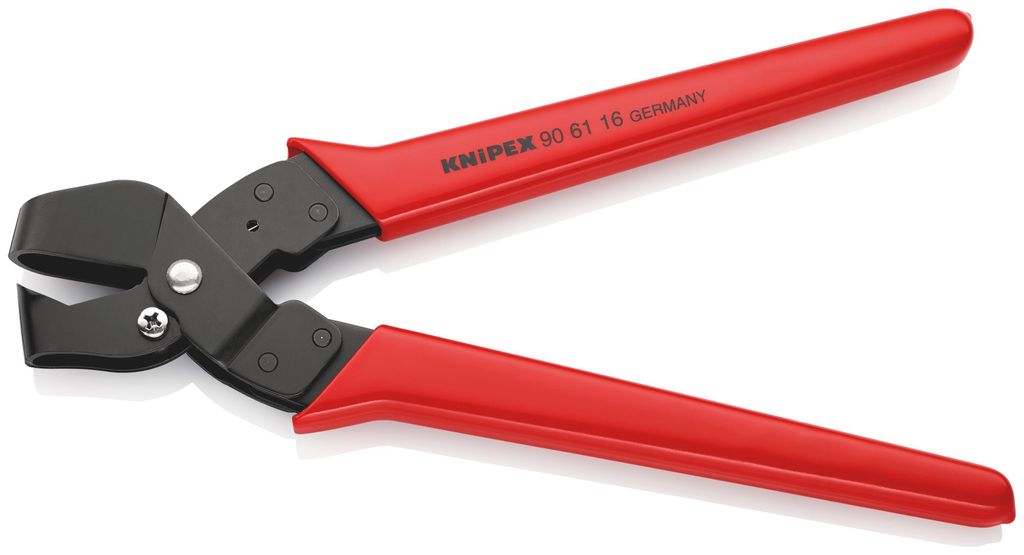 Knipex Ausklinkzange Länge 250mm brüniert Griffe mit Kunststoff überzogen Ø 16 x 32 mm - 90 61 16