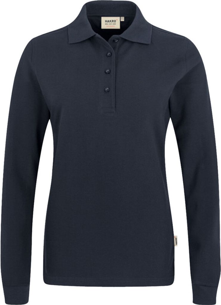 HAKRO Longsleeve Poloshirt Performance Damen #215 Gr. 5XL Produktbild 