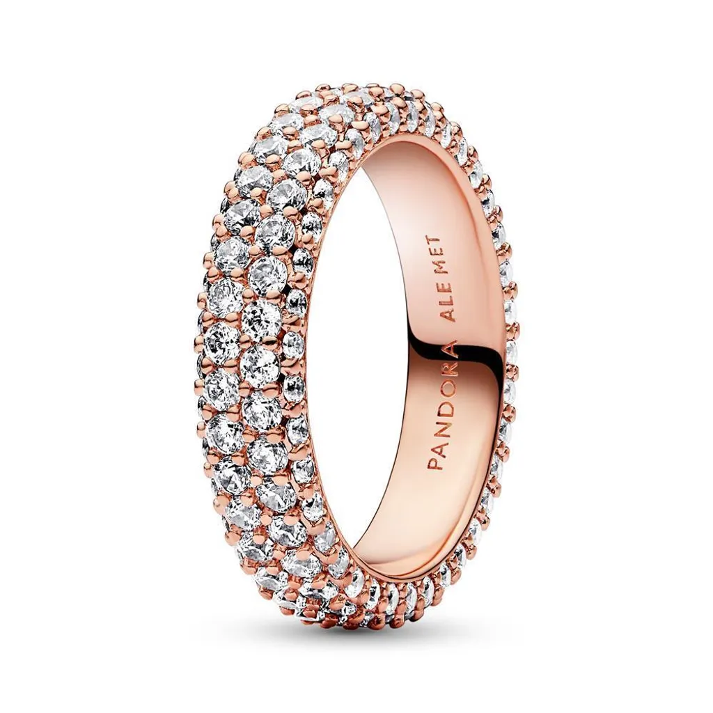Bague double rangée de cristaux Pandora Timeless pour Femme en 56