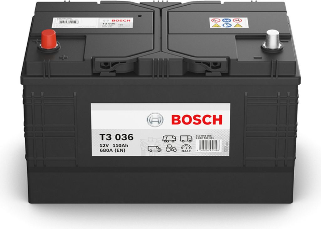 BOSCH Starterbatterie 12V 110Ah 680A/EN D2 LKW Batterie