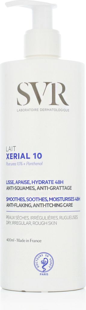 SVR Xerial 10 Lait Corps Körperlotion Feuchtigkeitsspendend und Beruhigend für trockene Haut 400 ml