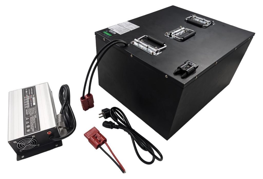 72V 100Ah Li-ion Pedelec e bike e-bike Akku Umbausatz Alugehäuse Akkupack Scooter Boot Roller PV