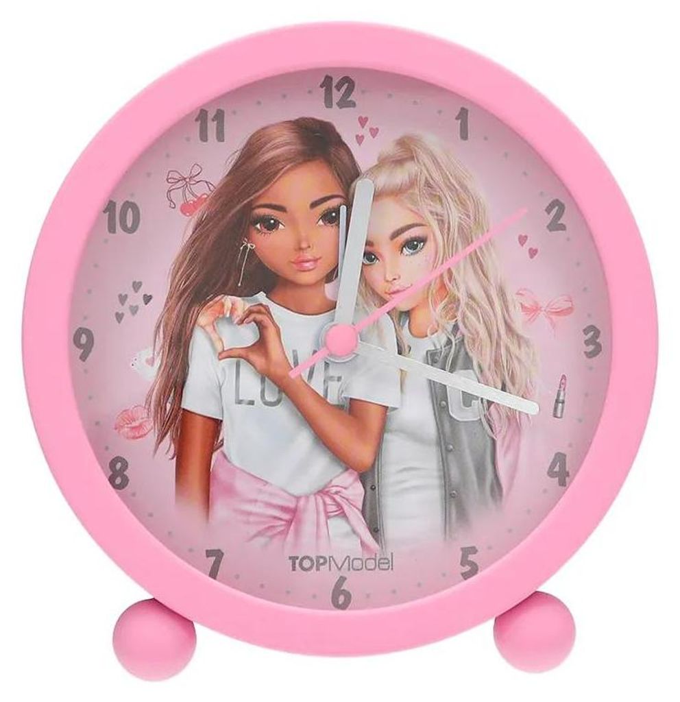 TOPModel My BFF - Wecker in Rosa für Kinder, mit Model-Motiv