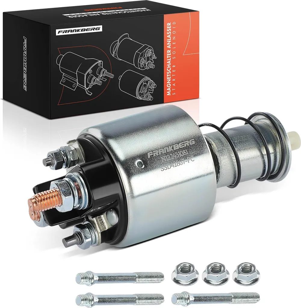 Frankberg Solénoïde de Démarreur pour BMW E30 E36 E46 E39 E60 X3 Z4