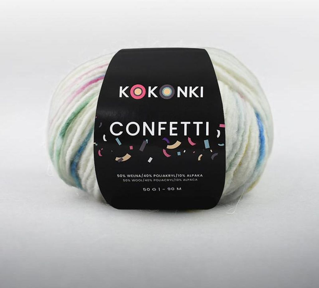 KOKONKI Confetti 05: Bunte Garnfreude – Weich, Langlebig & Kuschelig, Jetzt Entdecken!