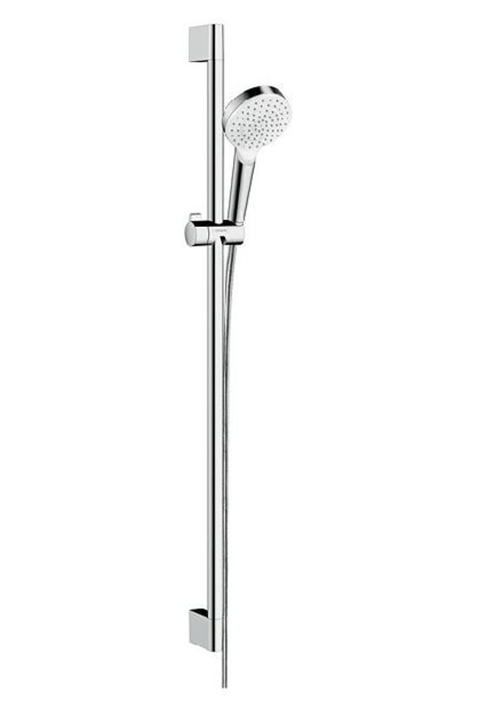 hansgrohe Crometta 1jet/Unica Brausenset 900mm weiß/chrom, 1 Stk.