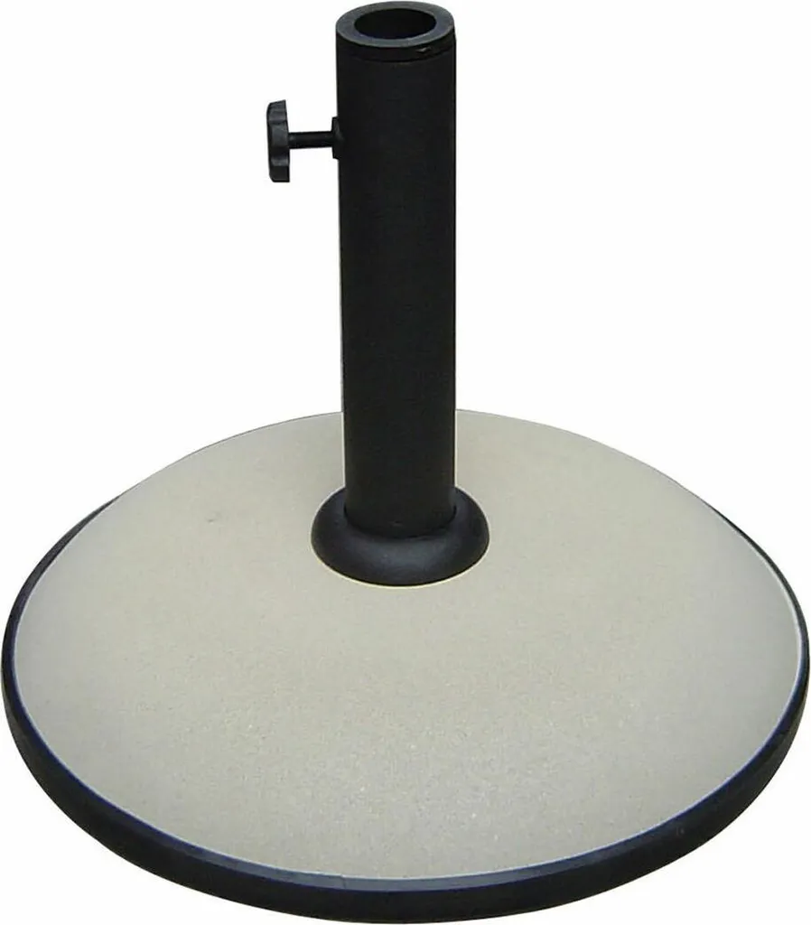 Support Parasol pour Jardin et Terrasse Marbueno Blanc 11kg Diamètre 36cm