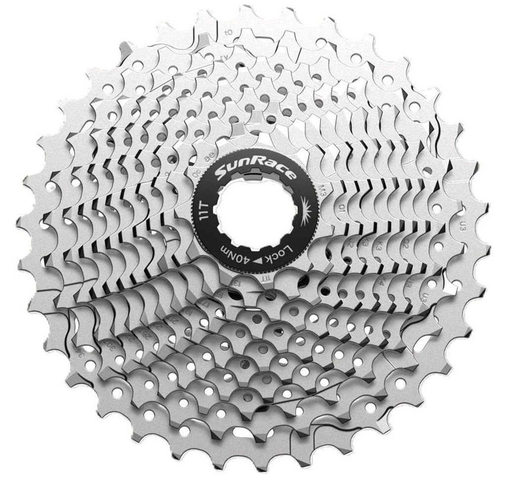 SunRace CSRX11 11-fach Kassette 11-34 Zähne Schwarz - Aluminium