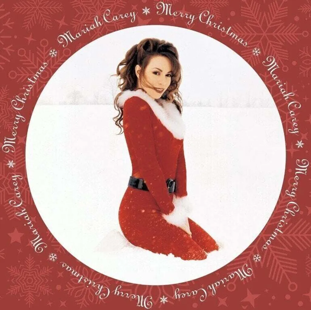 Album Vinyle Noël Mariah Carey Picture Disc 30th Anniversary LP Rare