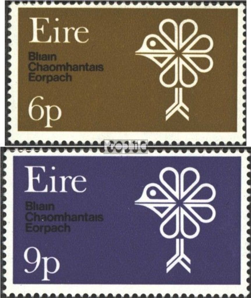 Briefmarken Irland 1970 Mi 237-238 (kompl.Ausg.) postfrisch Naturschutz